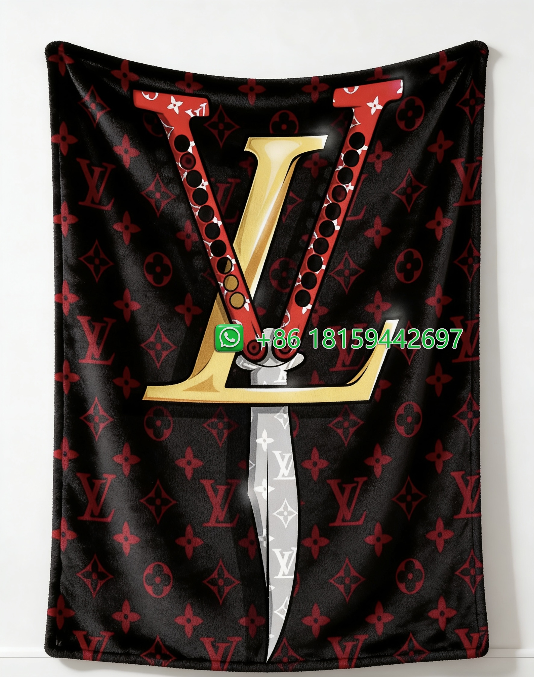 Louis Vuitton Throw Blankets